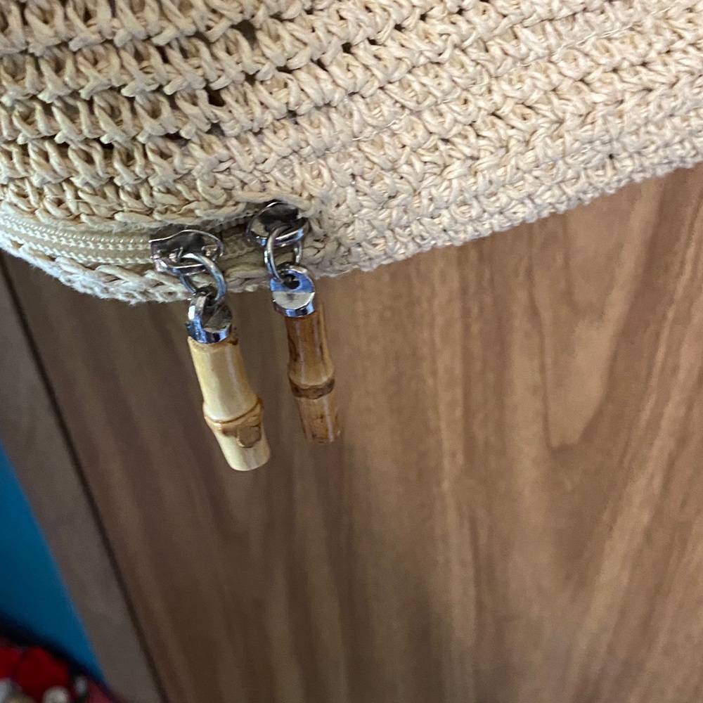 Source Unknown Beige Knit Shoulder Bag - Picture 4 of 7